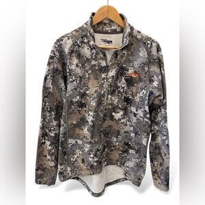 Sitka Men’s Heavyweight Zip-T Camo Size L - Military/Hunting